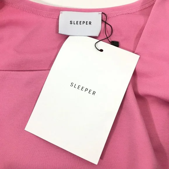 Sleeper Womens Weekend Chic Set Feather Top With Leggings XL 10-14 Pink - Picture 8 of 15